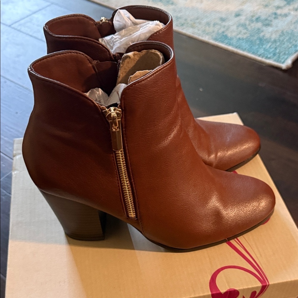 Jessica cline Brown Ankle Boots